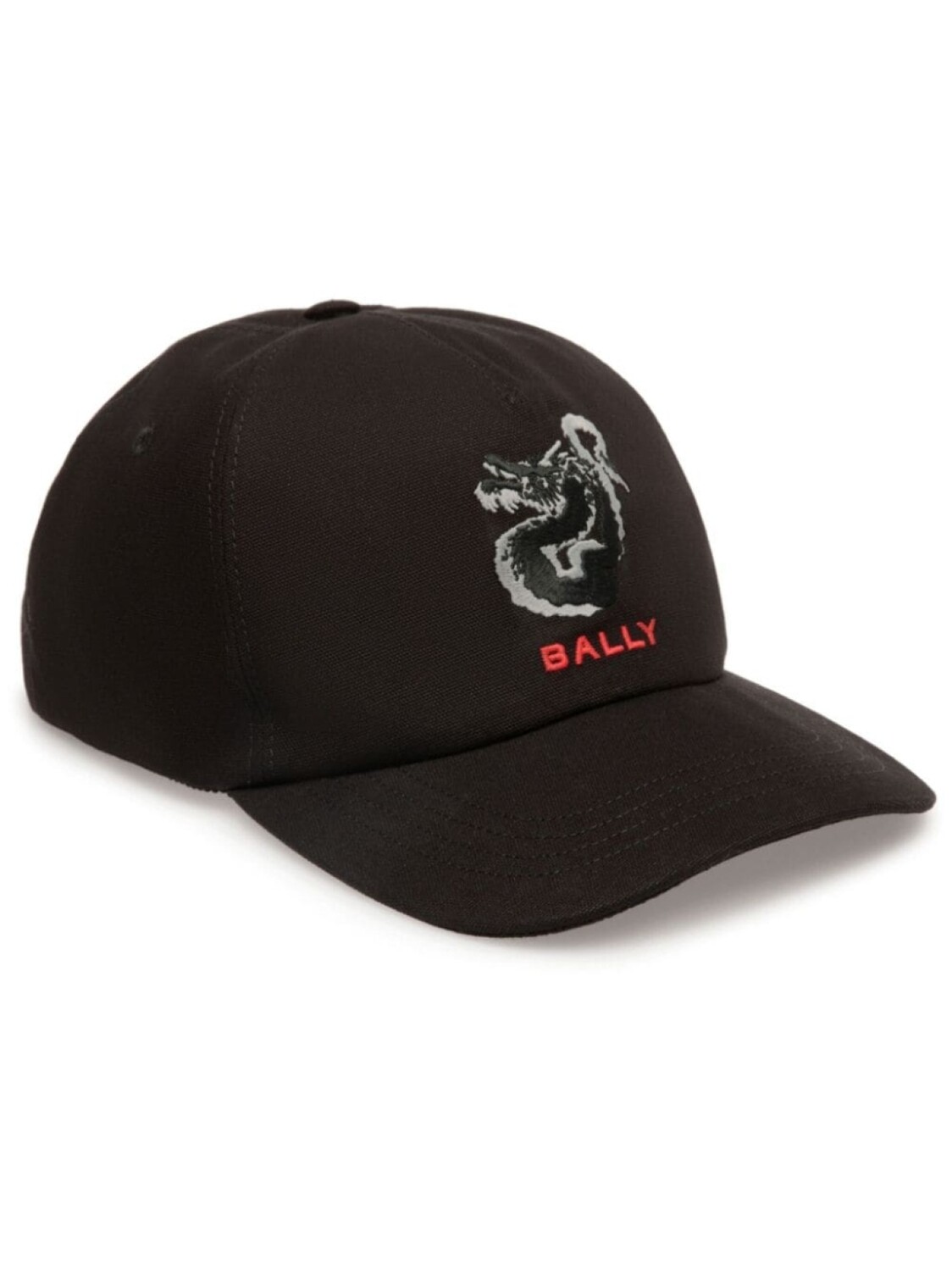

Bally бейсболка с вышивкой, черный