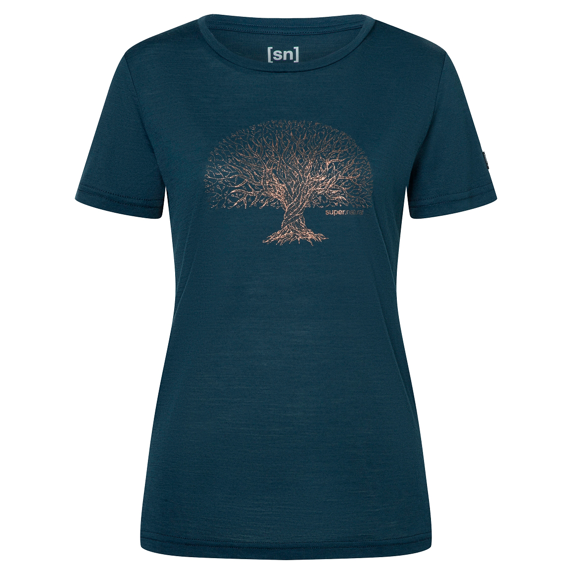 

Рубашка из мериноса Super.Natural Tree of Knowledge Tee, цвет Blueberry/Copper