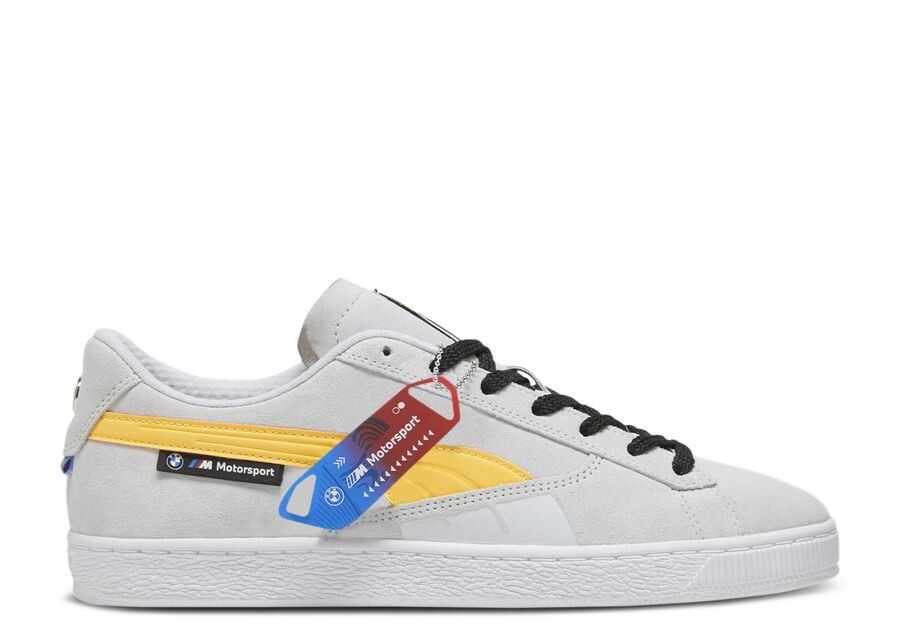

Кроссовки Puma Bmw Motorsport X Suede 'Silver Mist Tangerine', серый