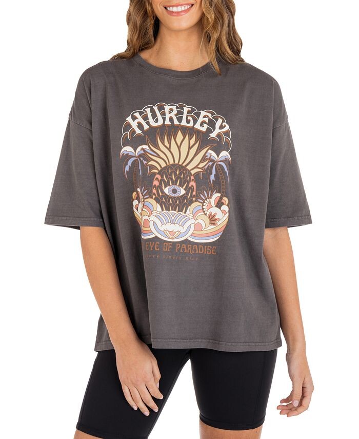 

Футболка бойфренда Eye Of Paradise Hurley, черный
