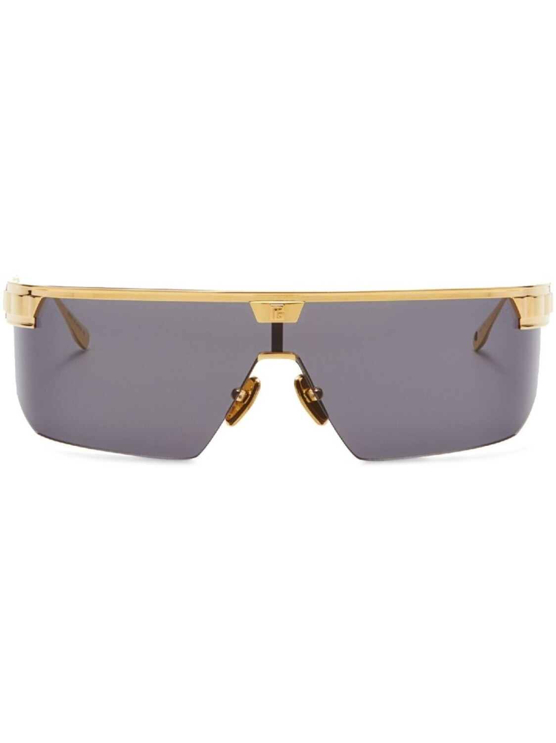 

Солнцезащитные очки Major в массивной оправе Balmain Eyewear, золотистый
