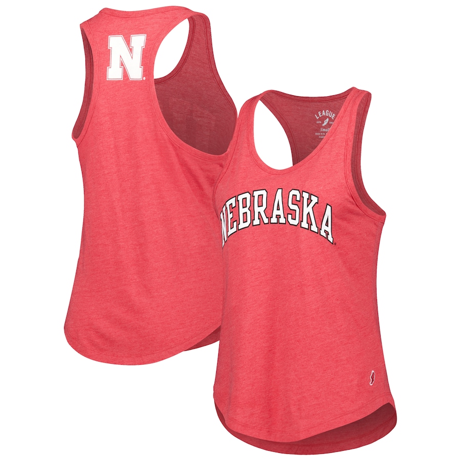 

Топ League Collegiate Wear Nebraska Huskers, алый