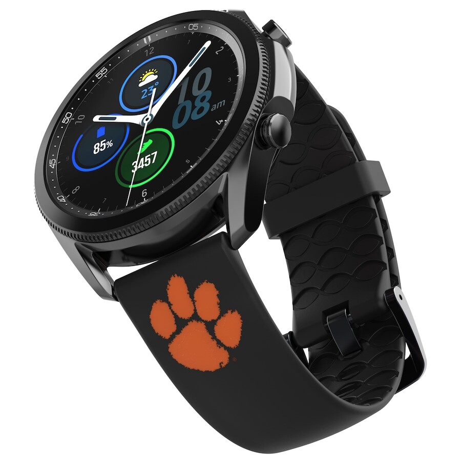 

Ремешок для часов Groove Life Clemson Tigers, черный