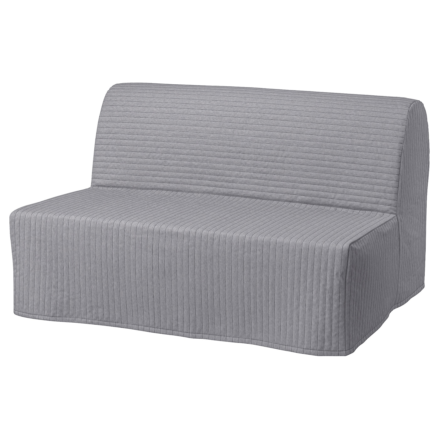 ЛИКСЕЛЕ ЛЁВОС 2 дивана-кровати с откидной спинкой, Книса светло-серый LYCKSELE LÖVÅS IKEA готовый высококачественный чехол для дивана с полным покрытием простой эластичный чехол для дивана в гостиную с наволочкой