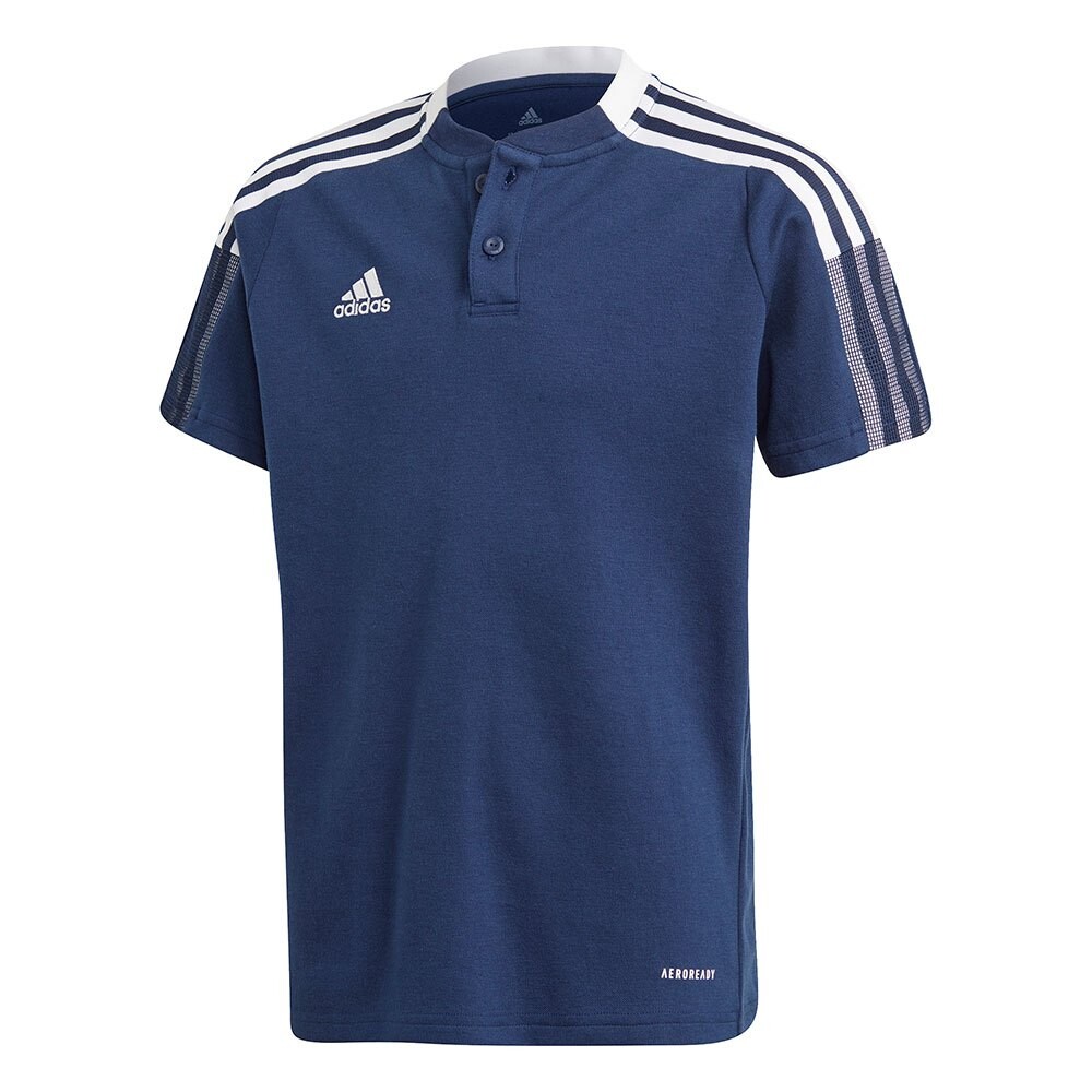 Поло с коротким рукавом adidas Tiro 21, синий