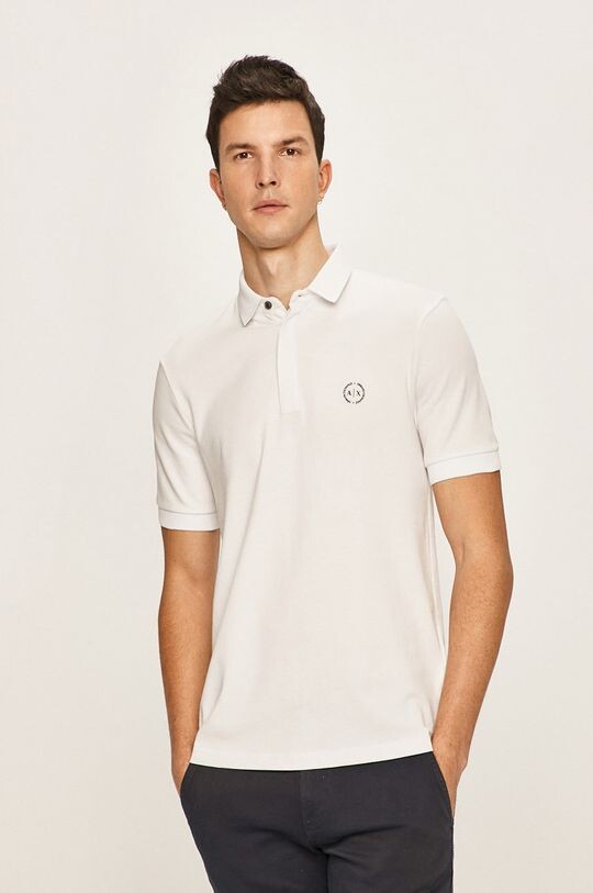 

Рубашка поло Armani Exchange, белый