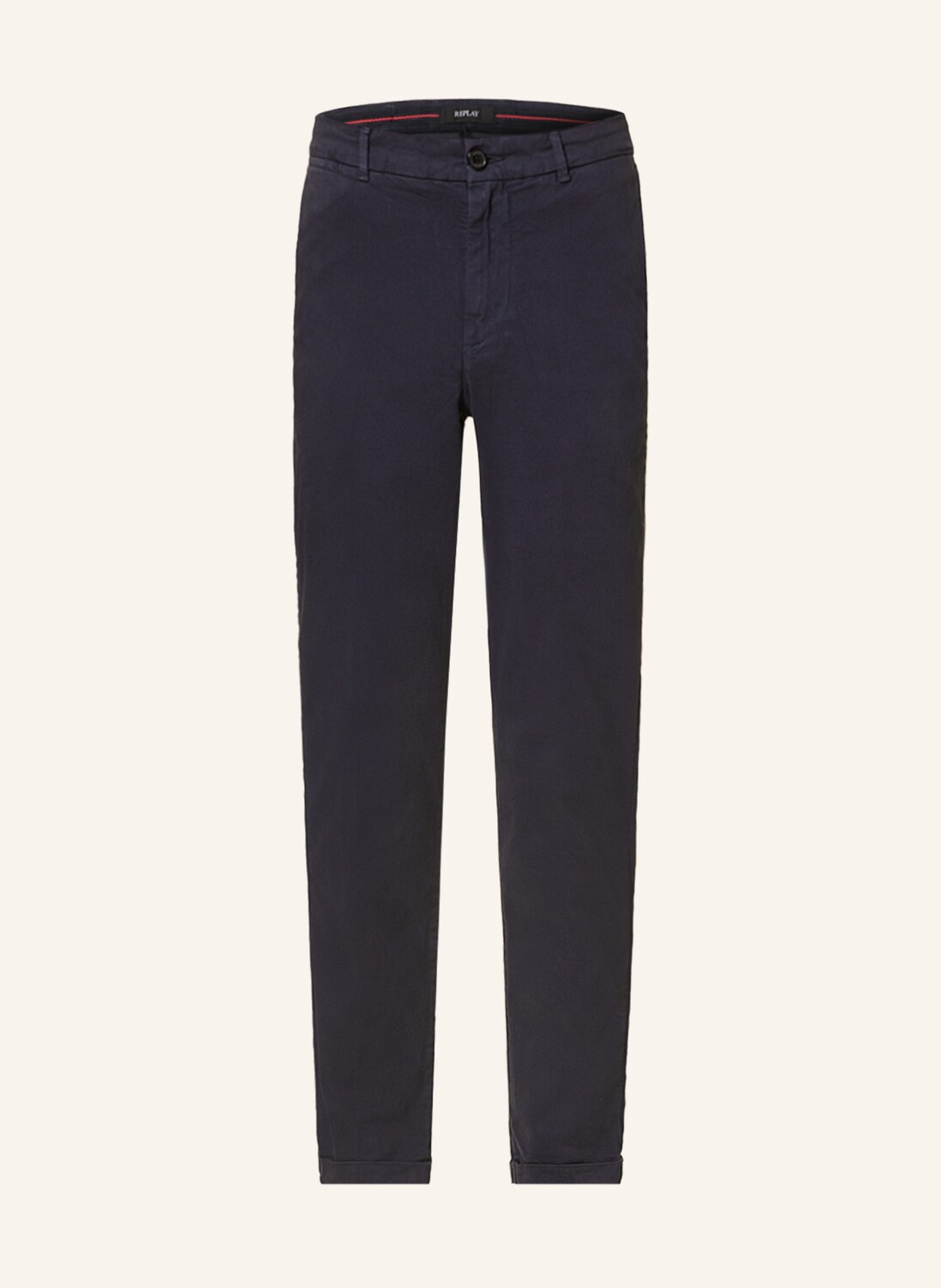 

Брюки чино REPLAY Slim Fit, темно-синий
