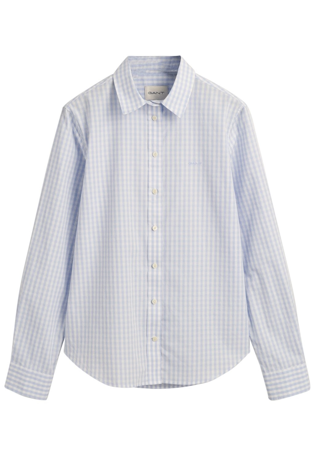 

Рубашка GANT REG POPLIN GINGHAM, голубой