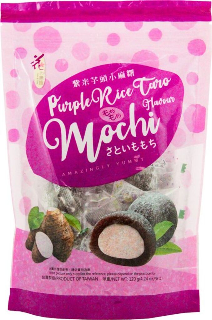 

[120 г] Love & Love Mochi Taro / Кекс из клейкого риса с фиолетовым рисом и вкусом таро / Со вкусом таро из фиолетового риса