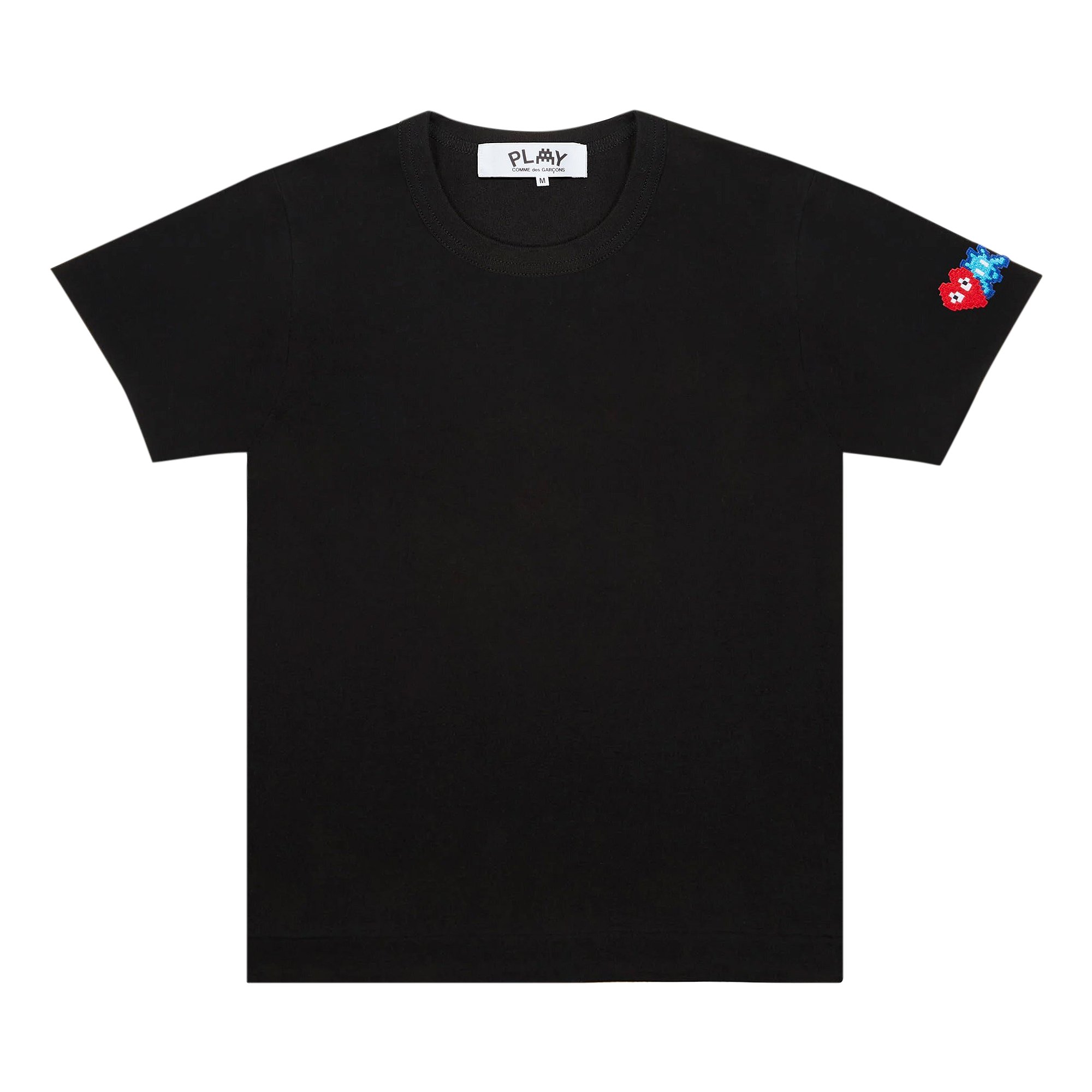 футболка comme des garçons play с двойным сердечком черная Футболка Comme des Garçons PLAY с двойным сердечком, черная