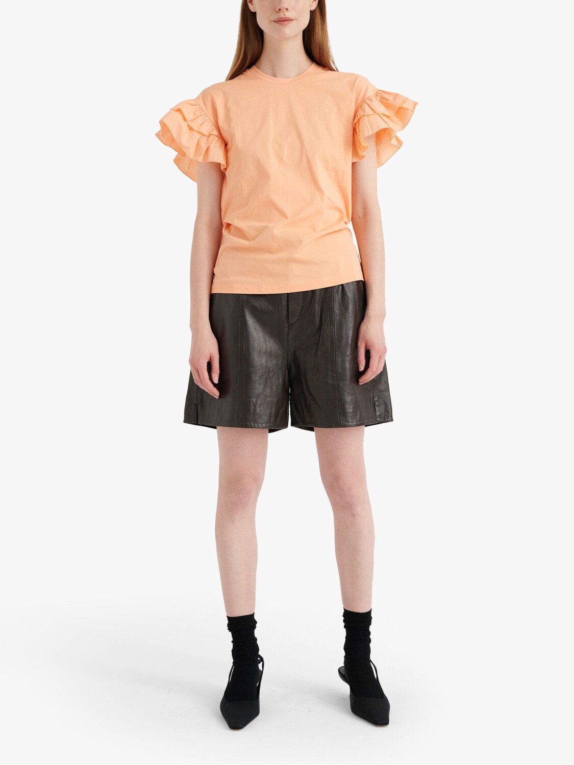 

InWear Футболка Ume с оборками, цвет дыни