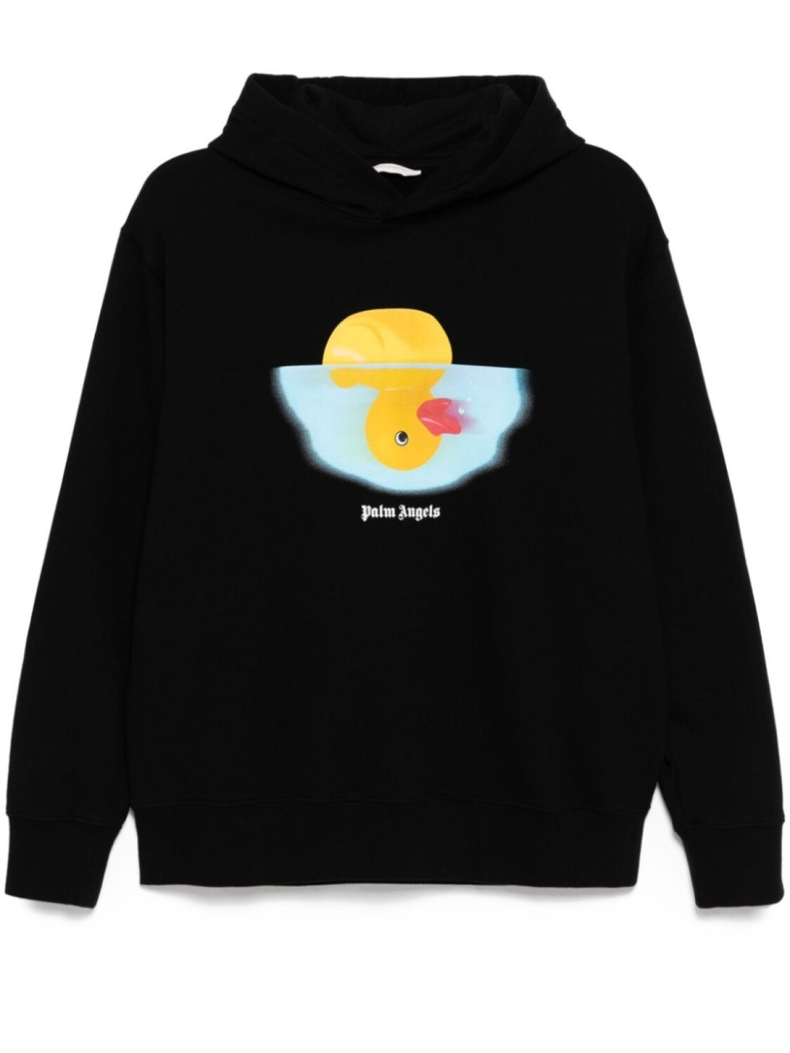 

Толстовка с капюшоном «Резиновая уточка» Palm Angels Kids, черный