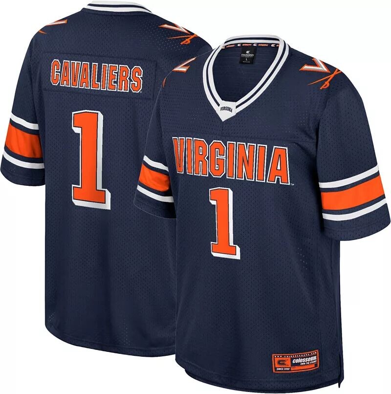 

Colosseum Молодёжная футбольная майка Virginia Cavaliers Blue No Fate