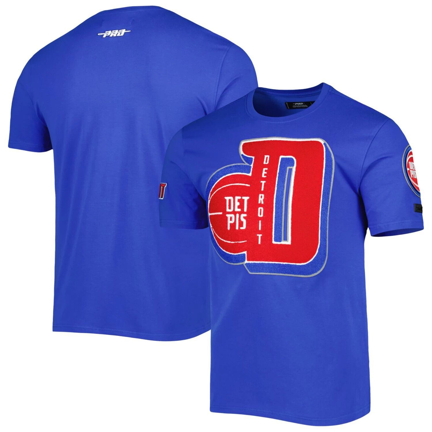 

Мужская футболка Pro Standard синего цвета Detroit Pistons Mash Up Capsule, Синий