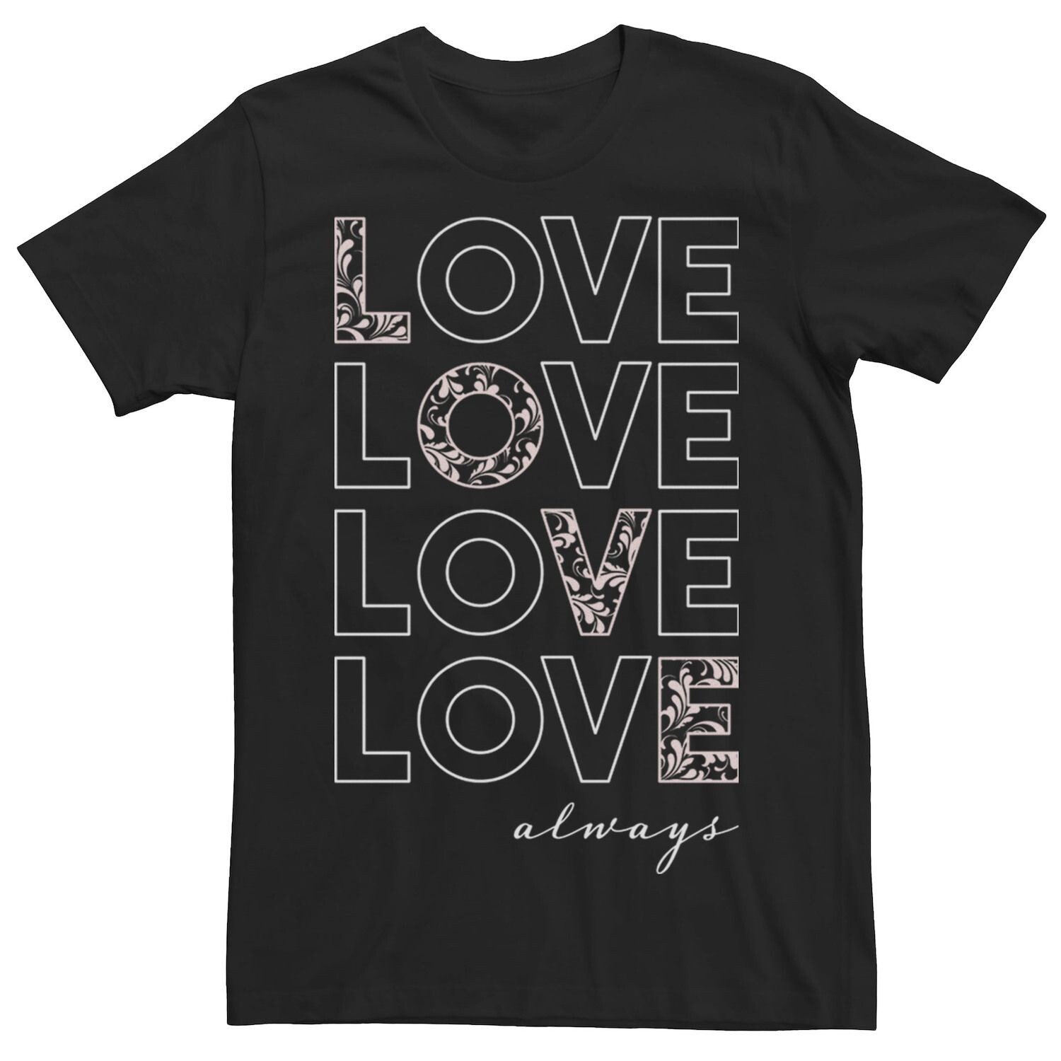 

Футболка-бойфренд с рисунком Love Always для подростков