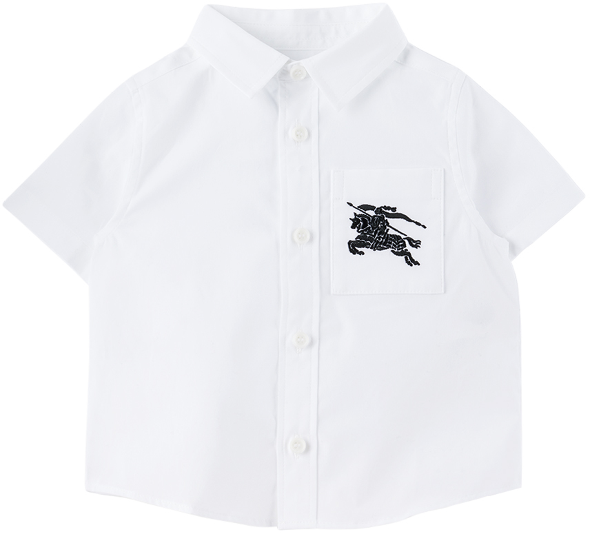 Детская рубашка ЭКД Burberry, цвет White