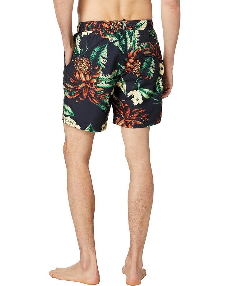Шорты для плавания Superdry Vintage Hawaiian Swim Shorts, цвет Black Pineapples