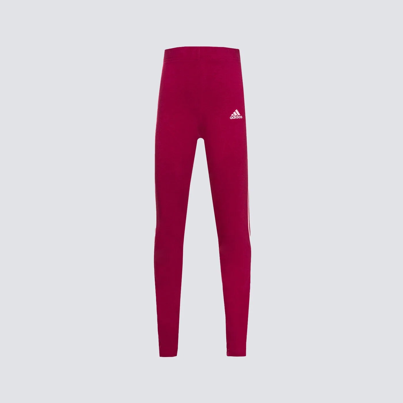 Леггинсы Adidas 3S для девочек, бордовый