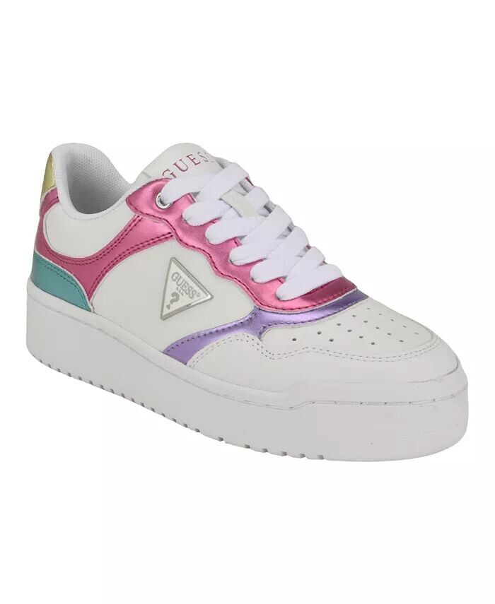 

Женские кроссовки Miram на платформе со шнуровкой GUESS, белый