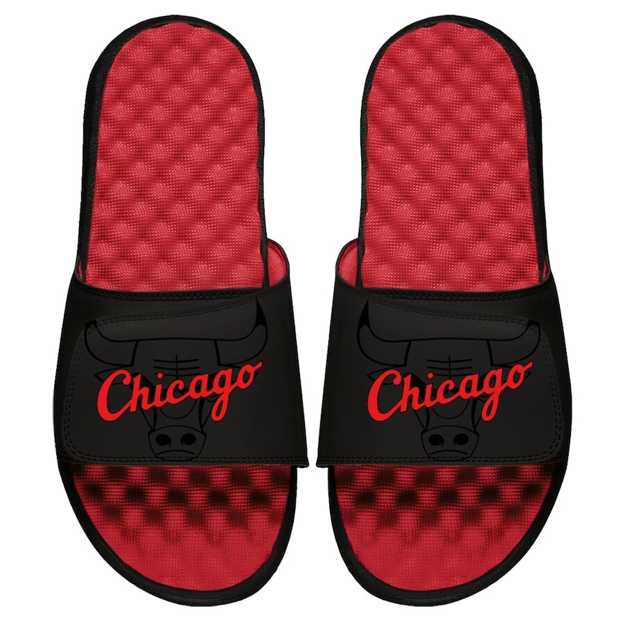 

Шлепанцы ISlide Chicago Bulls, красный