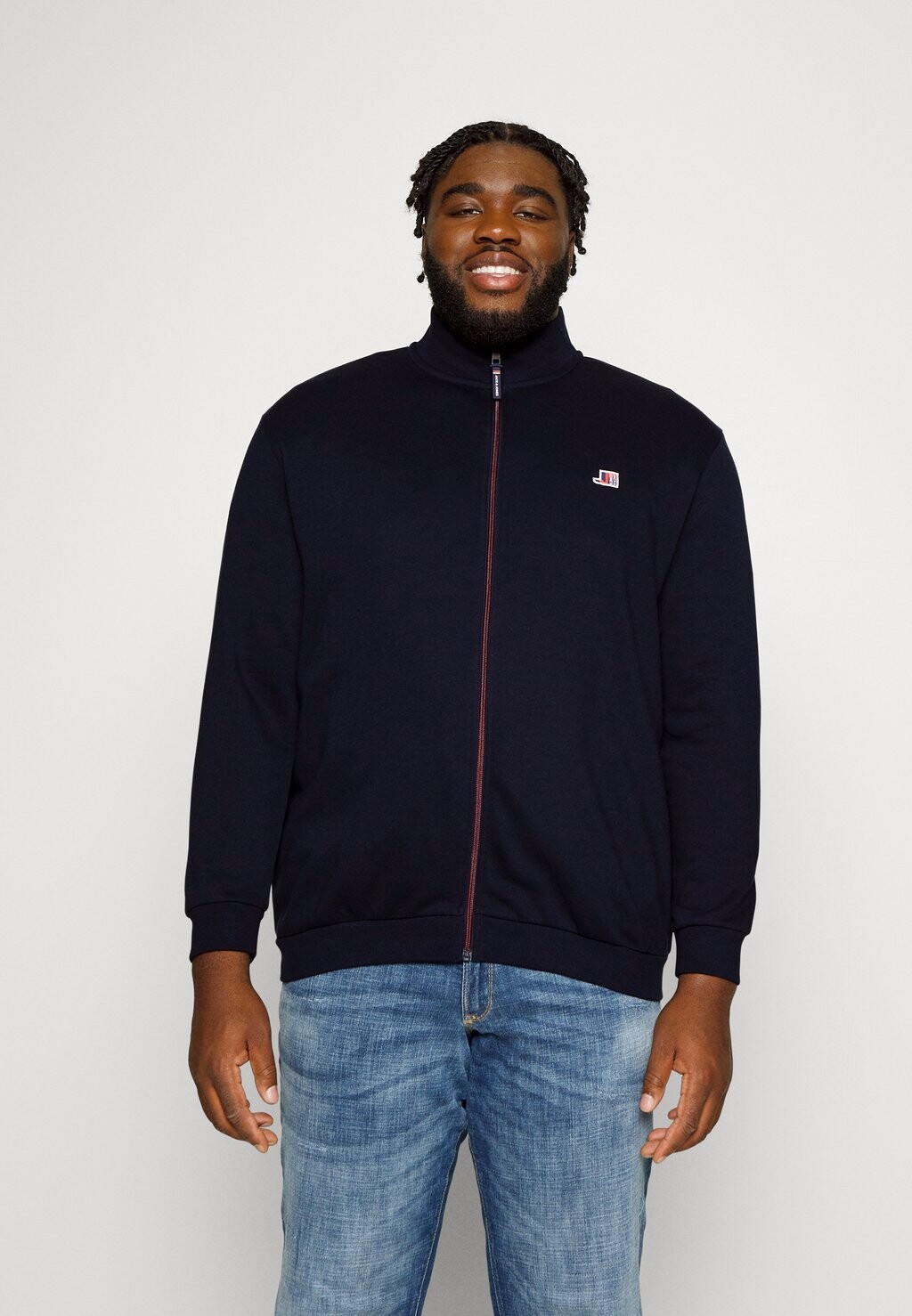 

Толстовка на молнии Jack & Jones, темно-синий