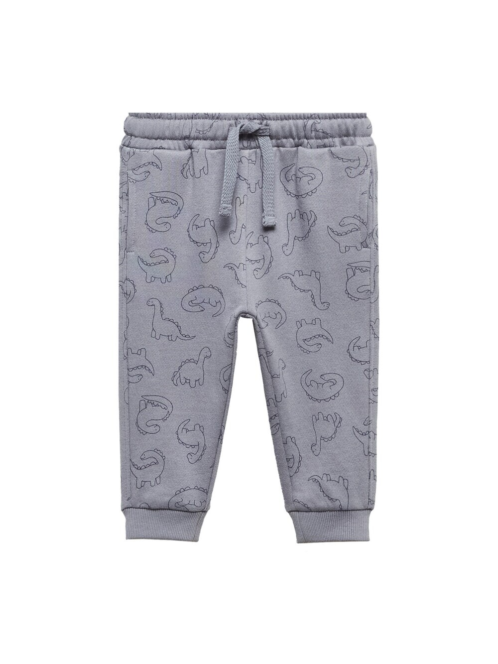 

Зауженные брюки MANGO KIDS, серый