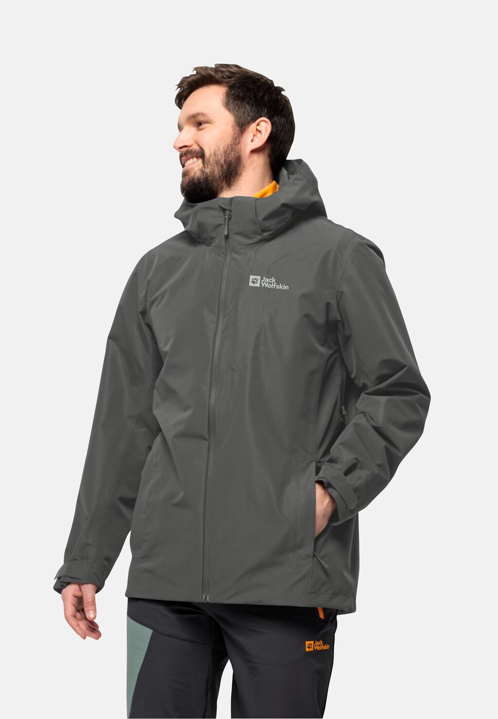 

Дождевик/водоотталкивающая куртка FERNBLICK Jack Wolfskin, цвет slate