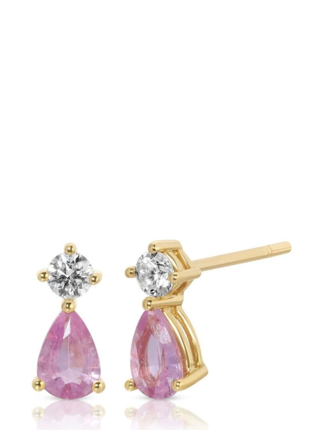 

Серьги Violet из желтого золота с сапфирами и бриллиантами Anita Ko, золотой
