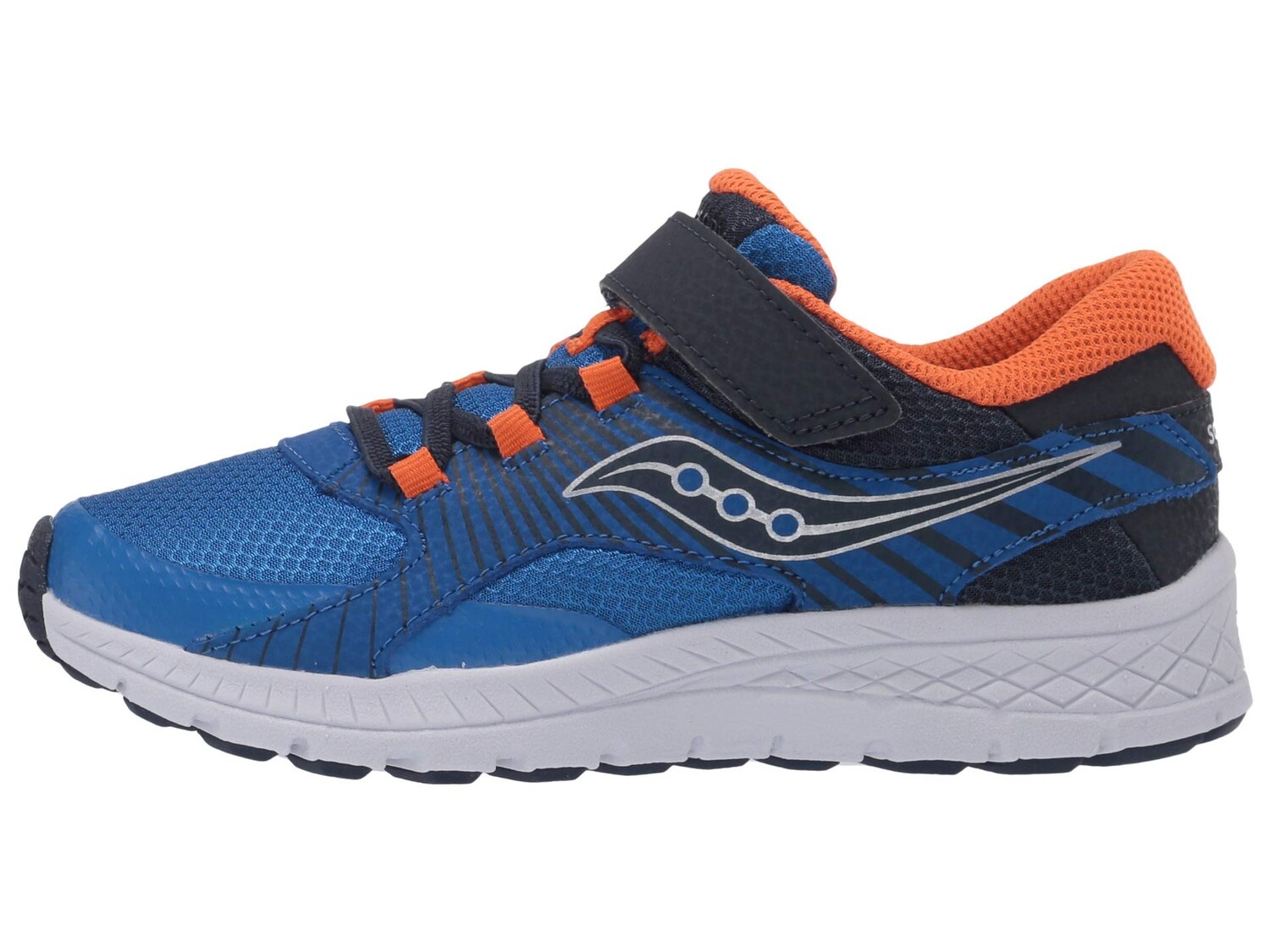 

Кроссовки Saucony Kids S-Velocer A/C (Little Kid/Big Kid), синий/оранжевый