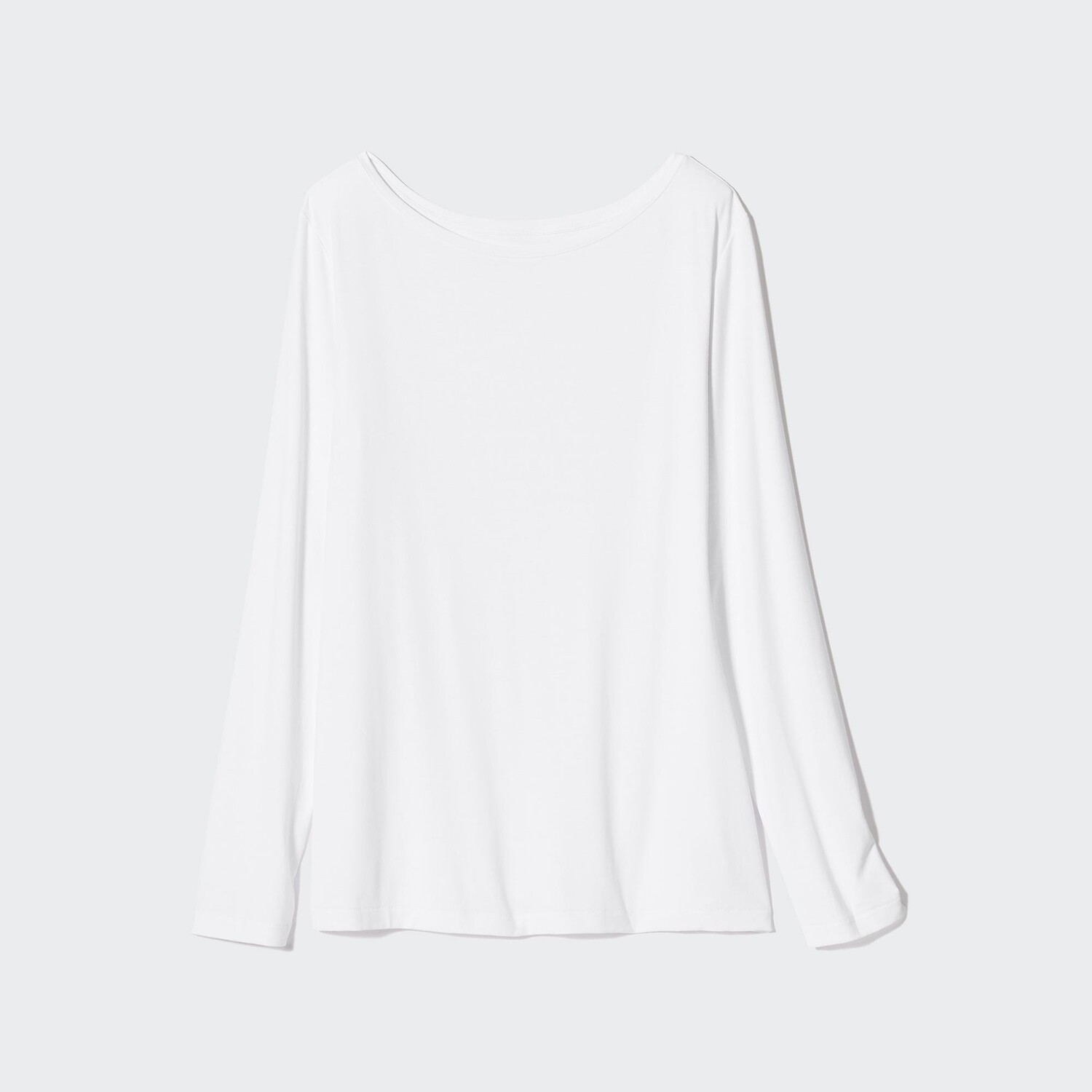 

Футболка с длинным рукавом airism UNIQLO, белый