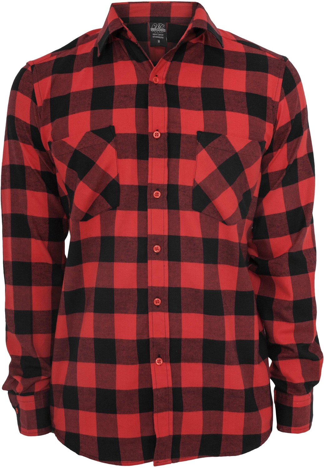 

Футболка Urban Classics Flanell Hemden, черный