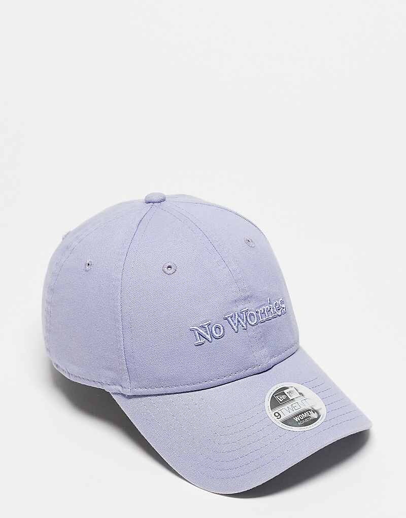 

New Era – 9twenty – синяя бейсболка с надписью No Worries