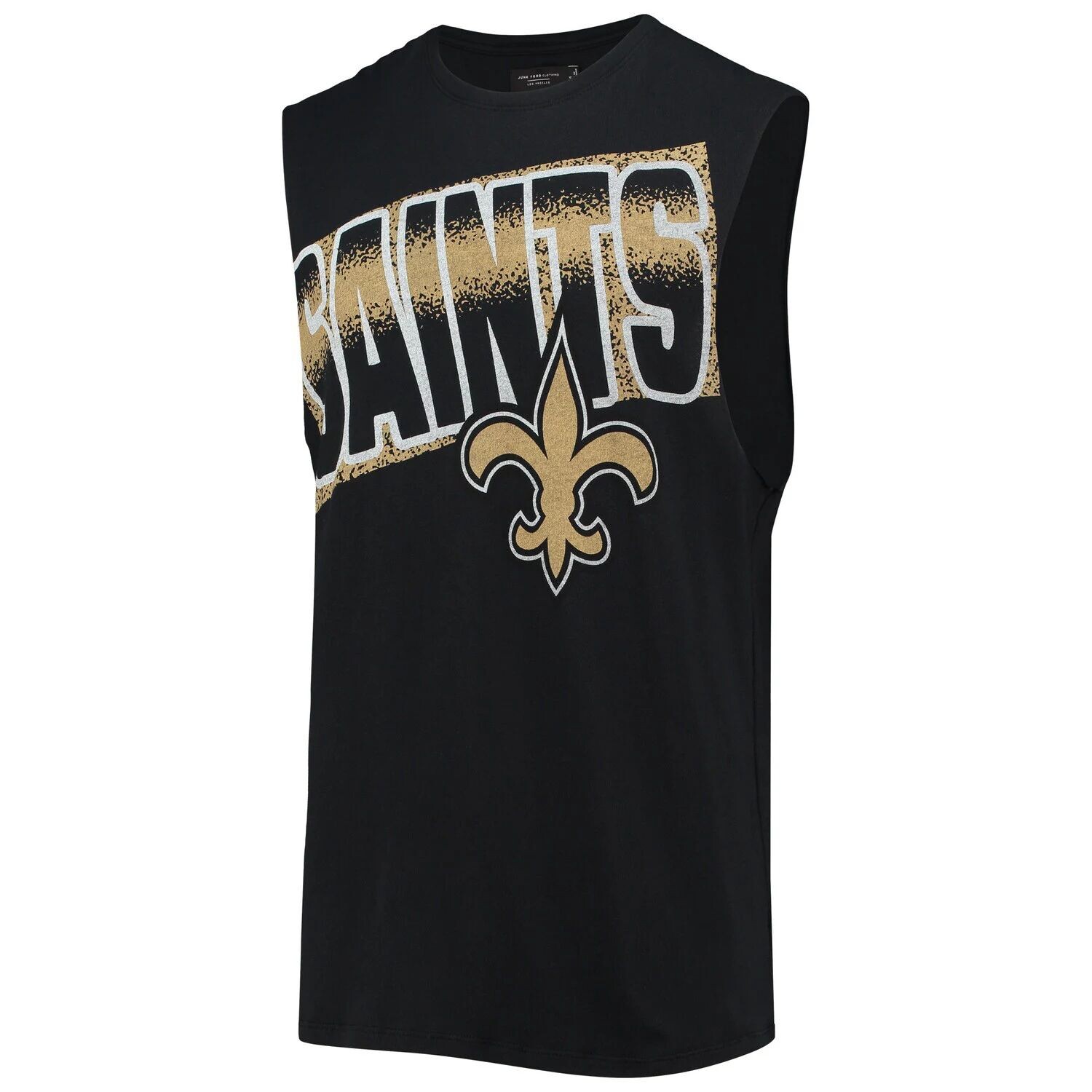 

Мужская черная майка New Orleans Saints Muscle Junk Food