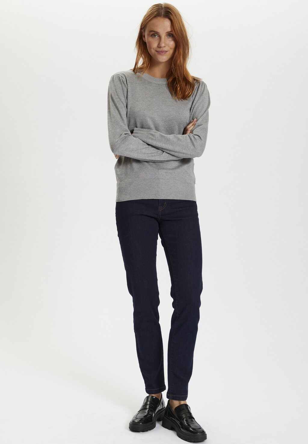 

Свитшот Saint Tropez, цвет mist grey melange