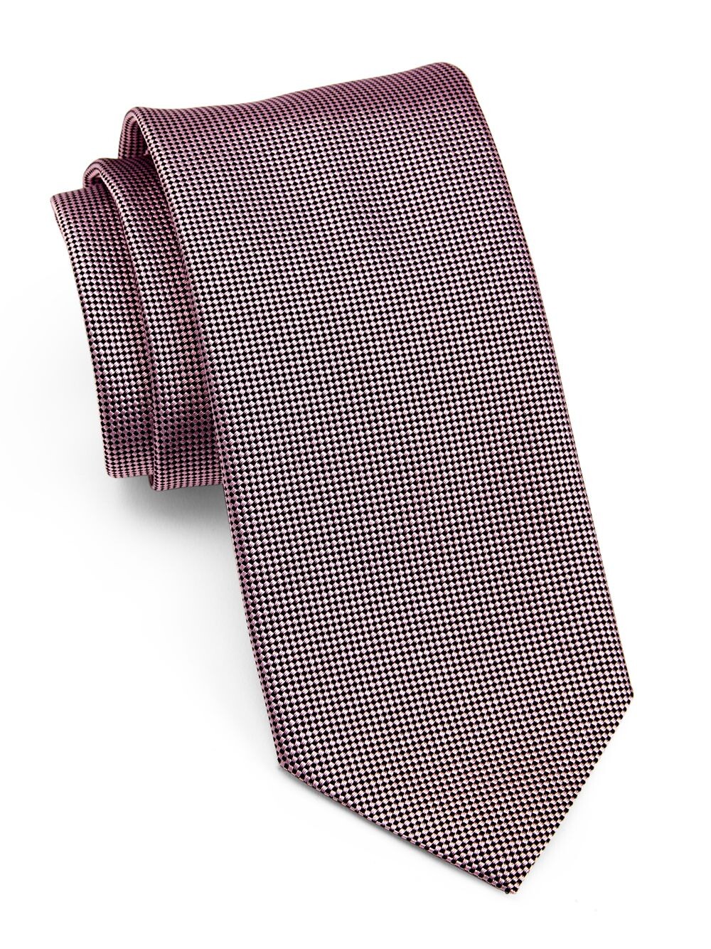 

Галстук Brera с микроточками ZEGNA, розовый