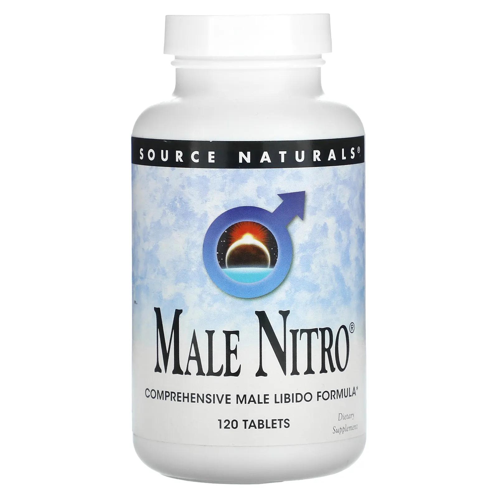 Source Naturals Male Nitro 120 таблеток source naturals heart science комплекс мультинутриентов 120 таблеток