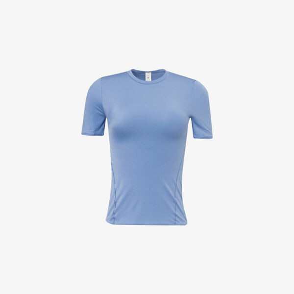 

Топ Slim-Fit из эластичной ткани с круглым вырезом Lululemon, синий