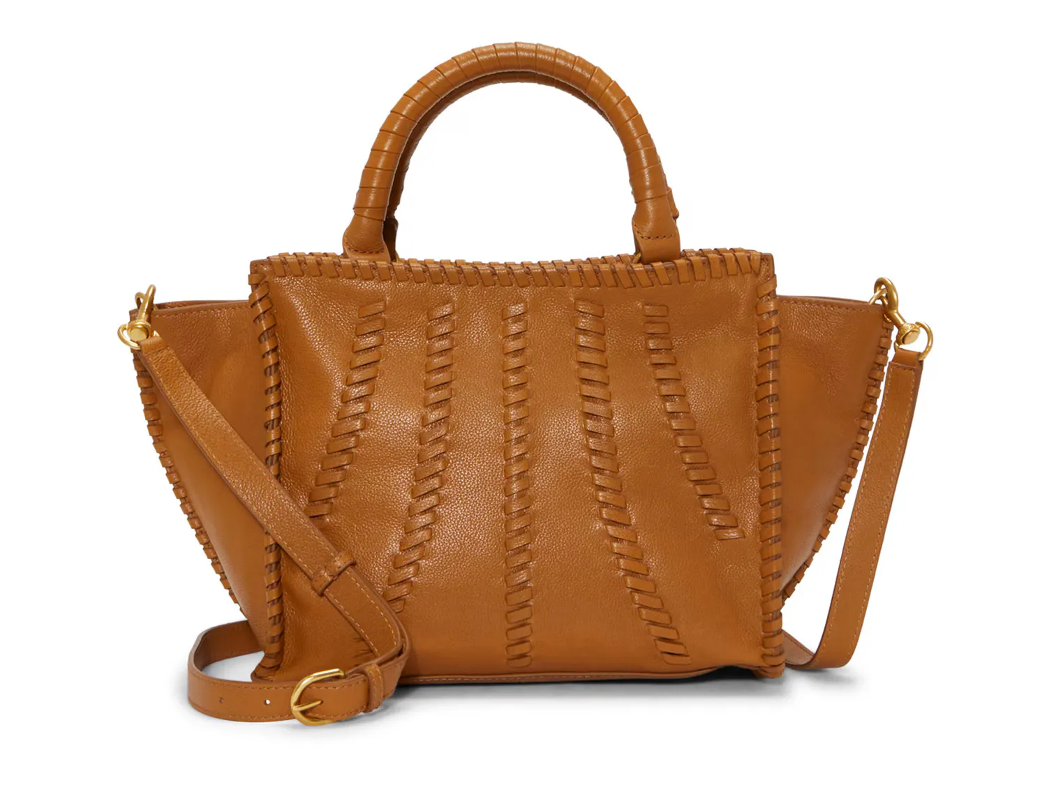 

Кожаная сумка-тоут Nakia Vince Camuto, коричневый