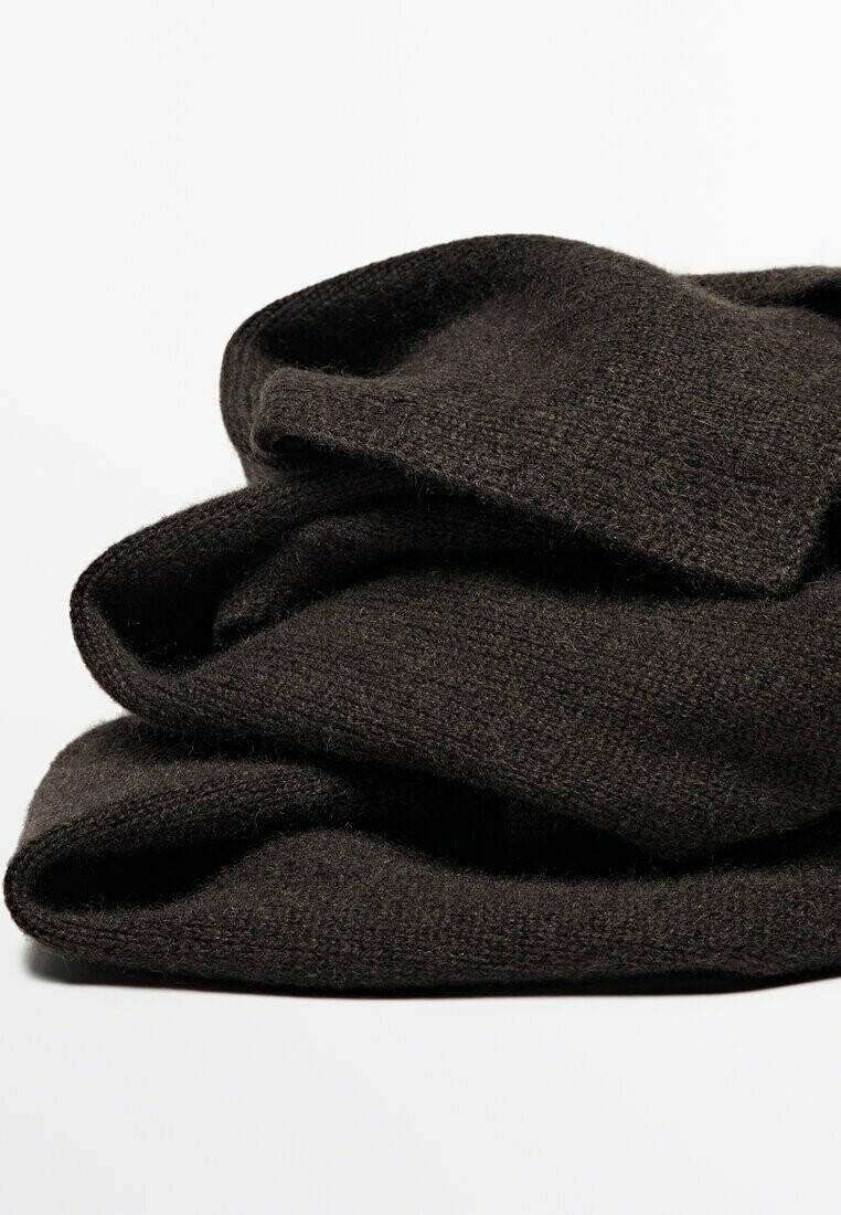 

Шарф Massimo Dutti, темно-коричневый