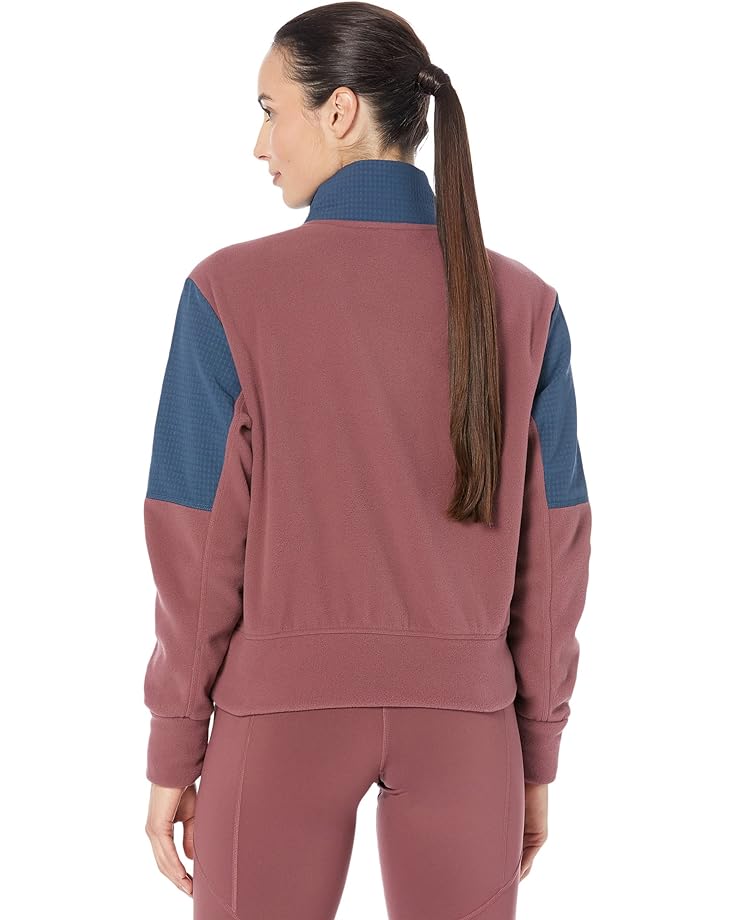Куртка Adidas Fleece 1/4 Zip Jacket, цвет Quiet Crimson
