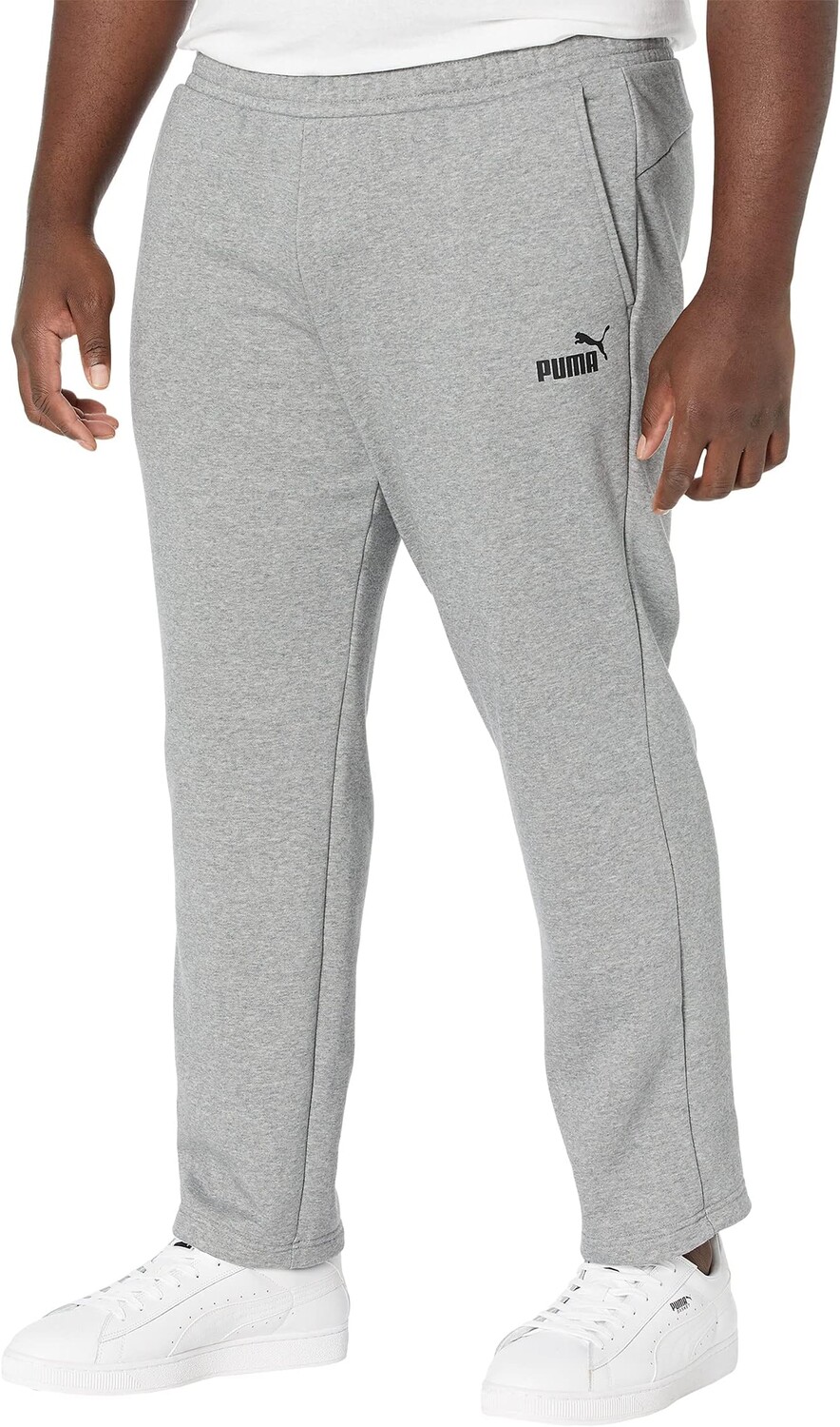 

Флисовые брюки с логотипом Big & Tall Essentials PUMA, цвет Medium Gray Heather