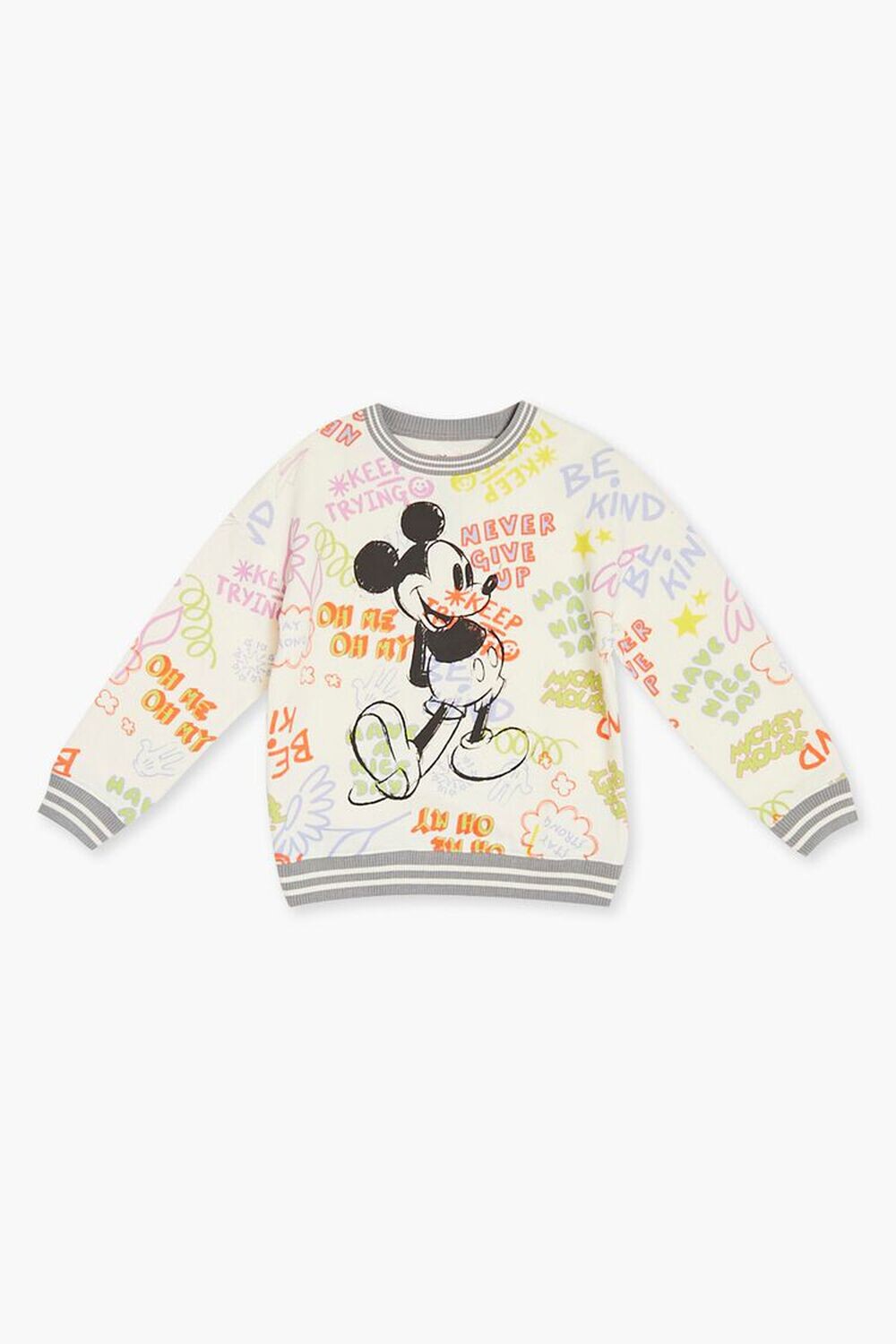 

Детский пуловер с Микки Маусом Forever 21, кремовый