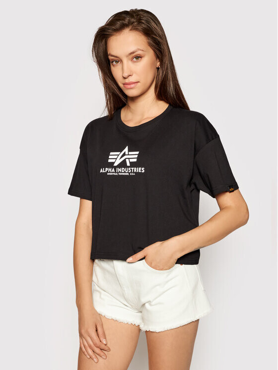 

Футболка оверсайз Alpha Industries, черный