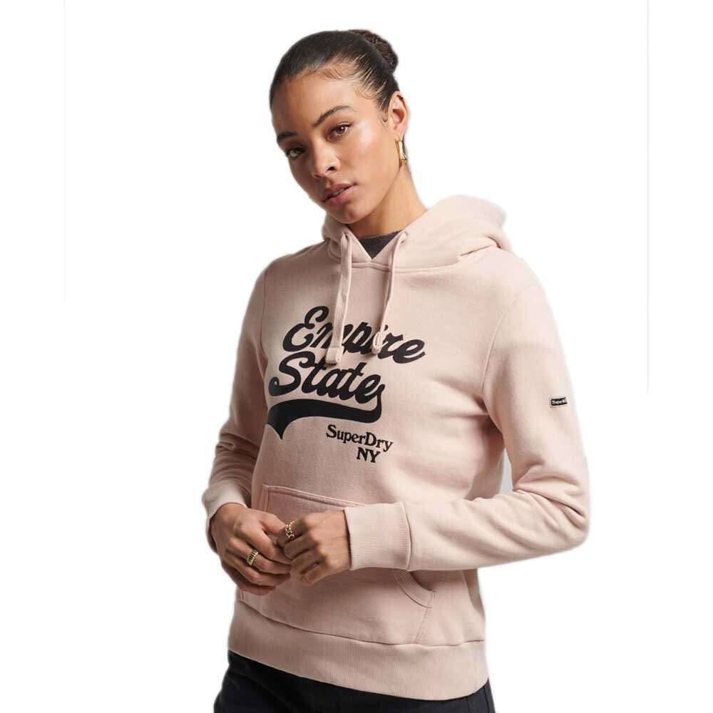

Худи Superdry Vintage Logo Borough, оранжевый