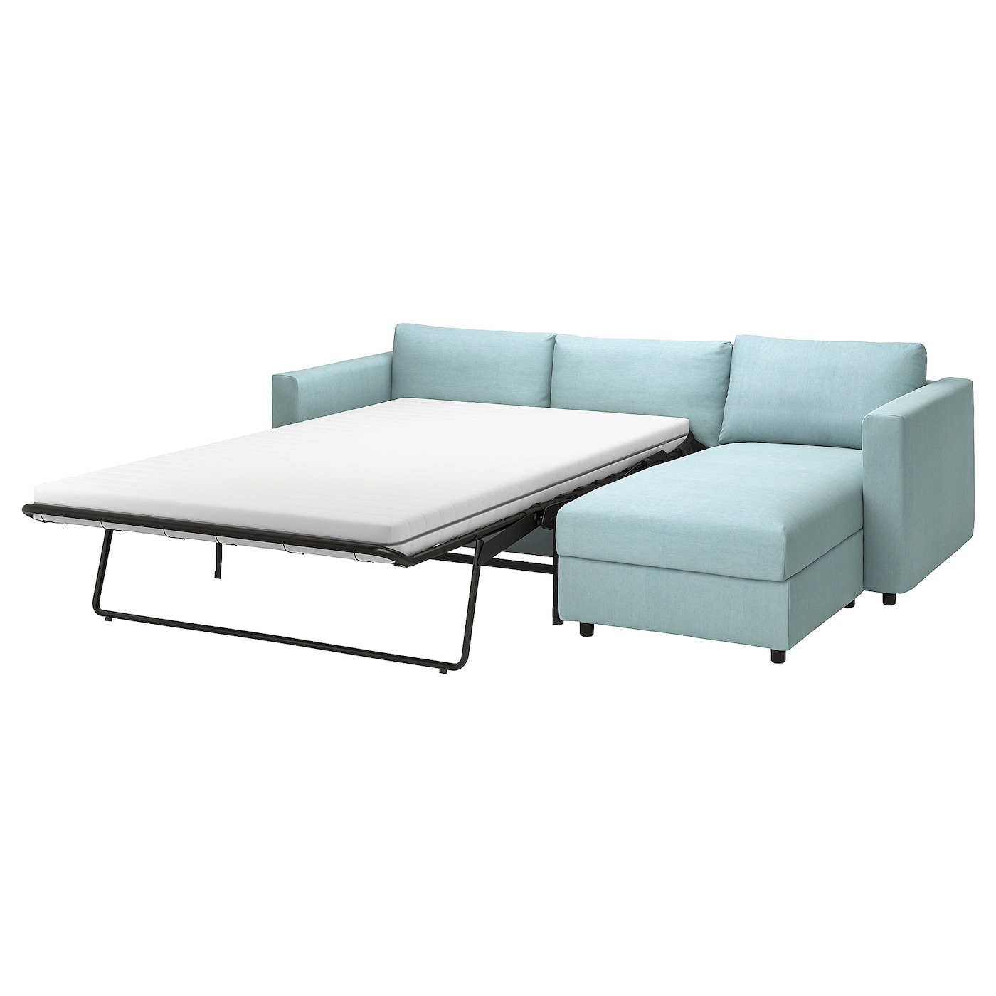 ВИМЛЕ 3-местный диван-кровать + диван, Саксемара светло-синий VIMLE IKEA