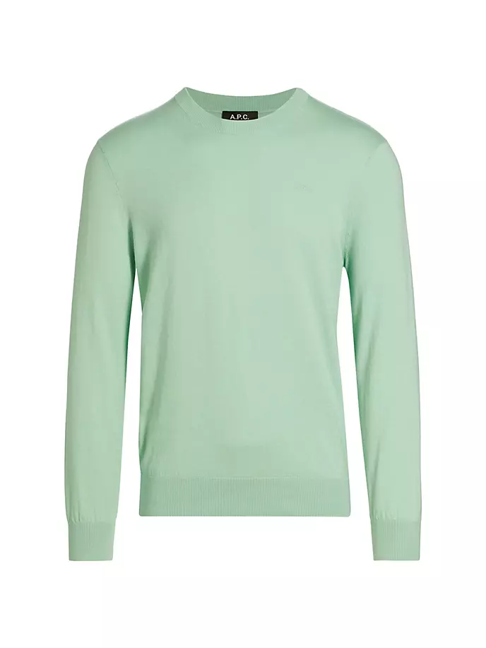 Свитер с круглым вырезом Julio A.P.C., цвет pale green