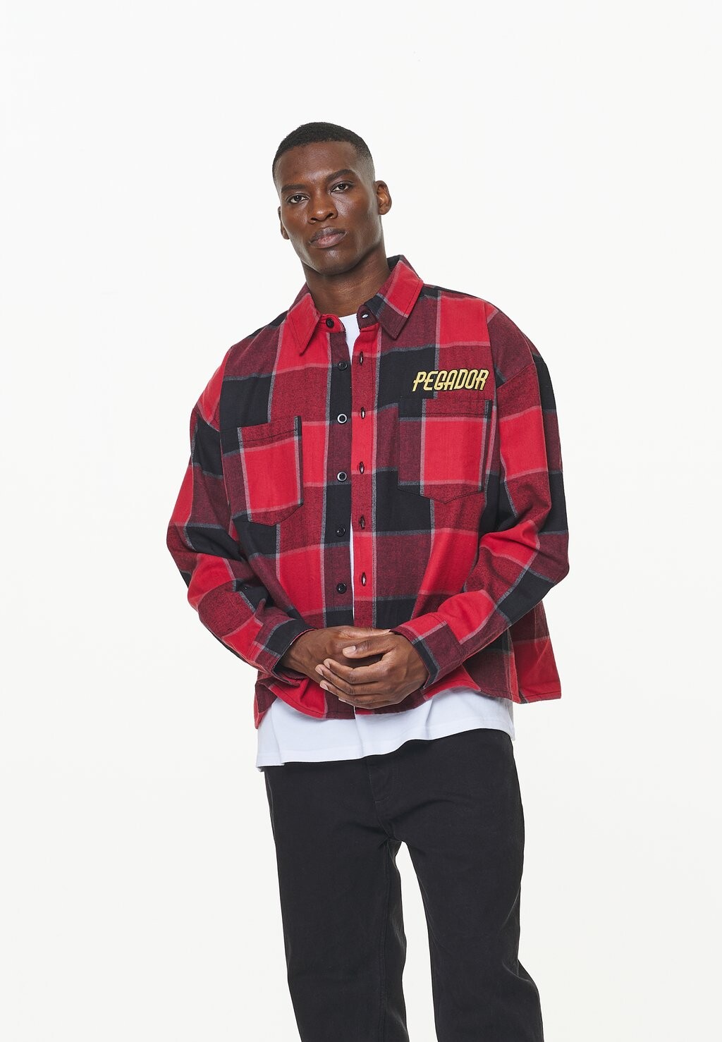 

Рубашка EASTFIELD SHIRT Pegador, цвет vintage washed royal red / onyx black