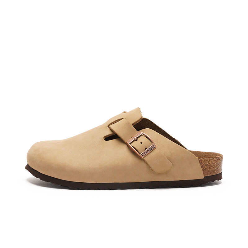 

Сабо с закрытым носком унисекс Devo Life, цвет Deep brown matte leather