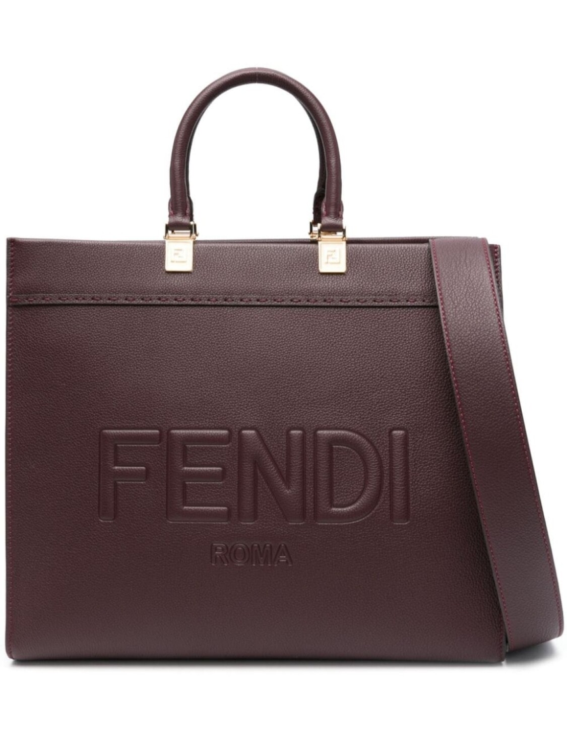 

FENDI сумка-тоут Sunshine среднего размера, красный