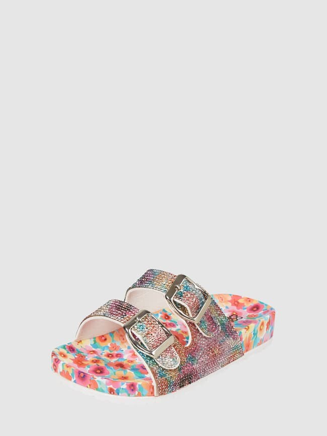 

Сандалии со стразами Colors of California, розовый